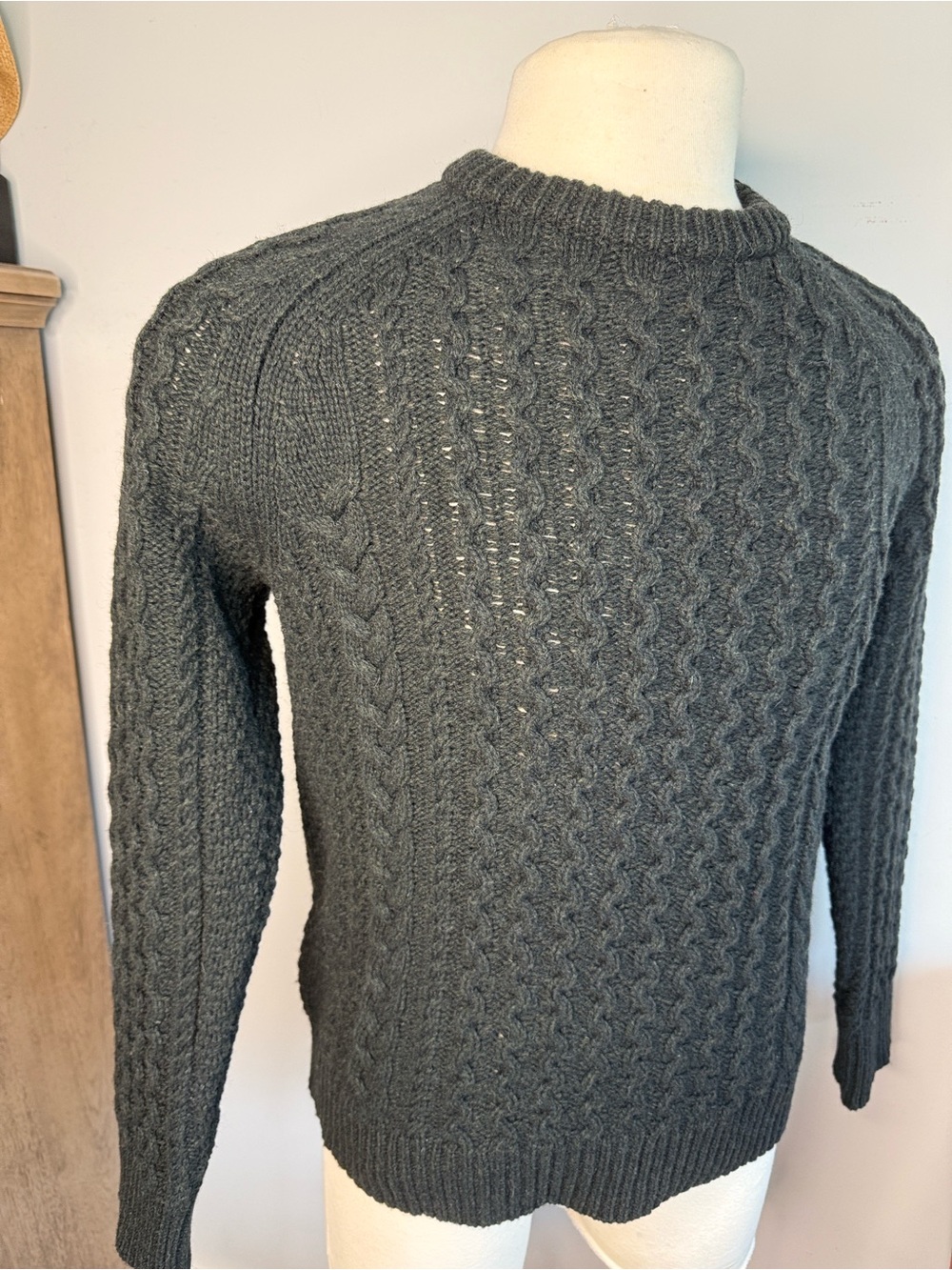 NWT Patagonia Wool Blend Cable Knit Crewneck Sweater